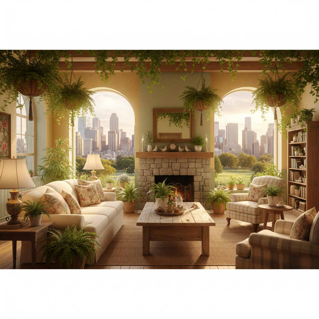 田园风格装修效果图（田园装修风格图片大全）：打造都市中的自然栖息地 - 家居装修封面图