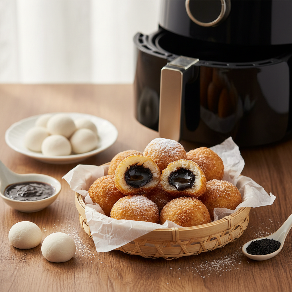 炸汤圆的正确做法（空气炸锅）：外酥里糯不爆裂的秘籍 - 美食菜谱封面图