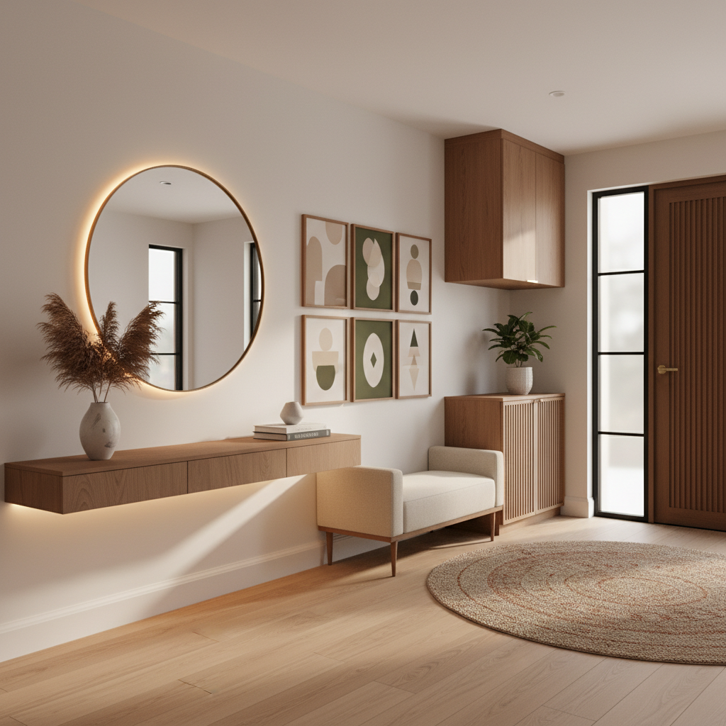 玄关装修效果图大全（入户门玄关装修效果图大全）：2024最新精选设计案例