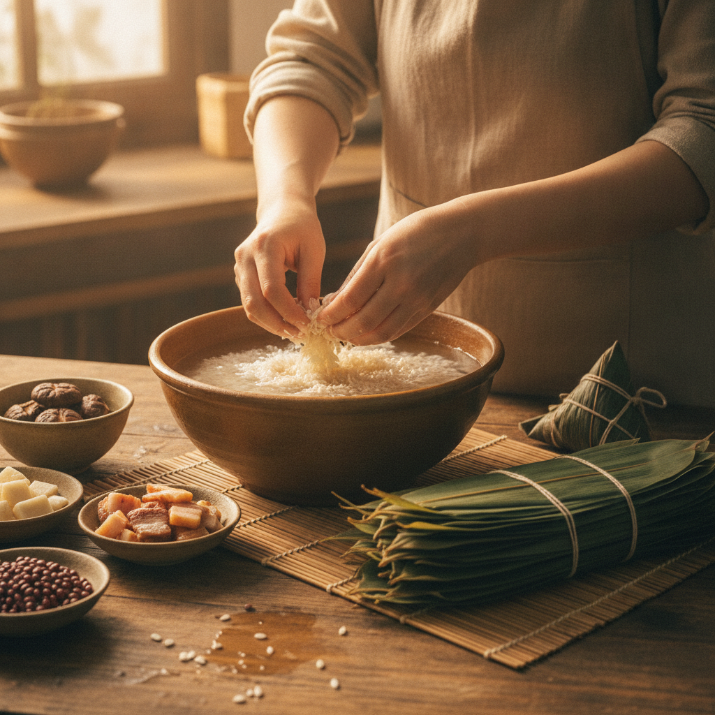 包粽子糯米泡几个小时 - 美食菜谱封面图