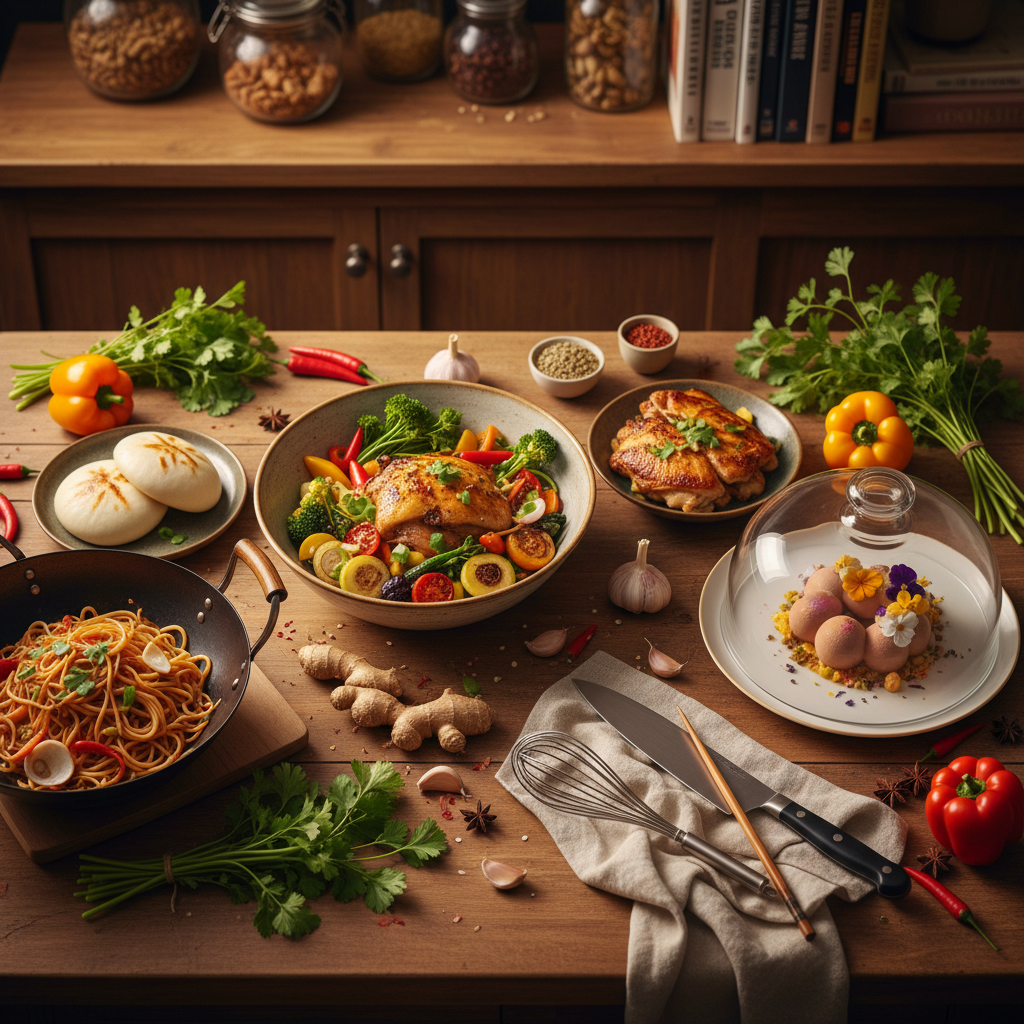 下厨房菜谱大全：从经典家常到创意料理的全方位指南 - 美食菜谱封面图