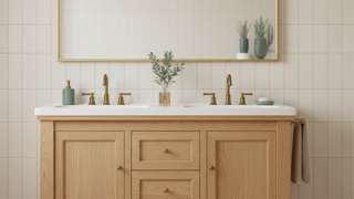 欧式浴室柜怎么选？看准欧式浴室柜实木脚，避开装修发霉大坑