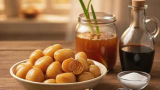 正宗糖蒜糖醋比例怎么调 - 美食菜谱封面图