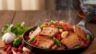 湘菜之魂：探秘费大厨辣椒炒肉的独到做法 - 美食菜谱封面图