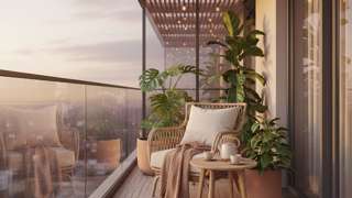 阳台装修效果图大全：学会这5招打造简约高级感，实用又避坑 - 家居装修封面图