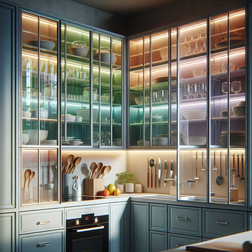玻璃橱柜效果图与玻璃柜橱窗陈列图片